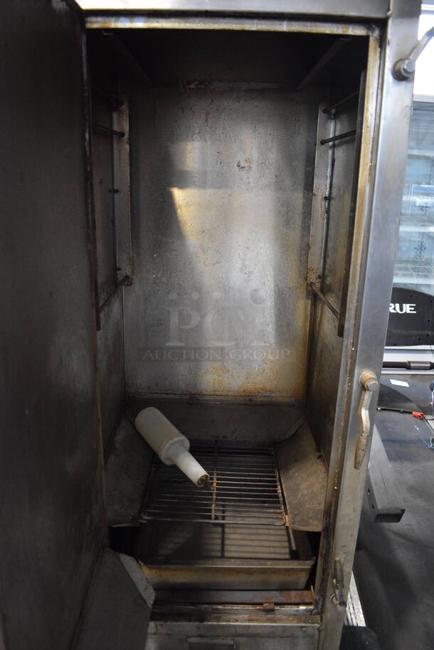 L&T Restaurant Model SH-24 Stainless Steel Commercial Natural Gas Powered Vertical Chinese Smoker. 60,000 BTU. 24x28x77 - Image 4 of 6