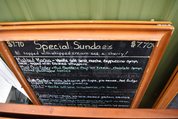 3 Blackboard Signs. 24x3x50. 3 Times Your Bid! - Image 5 of 5