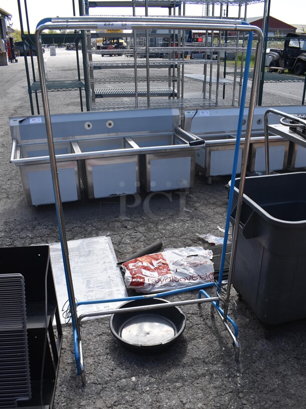 2 Metal Clothing Racks. 2 Times Your Bid! - Image 1 of 5