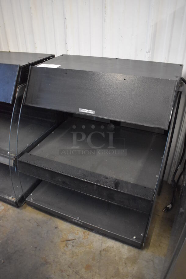 Metal Commercial Countertop Heated 2 Tier Display Case Merchandiser. 26x21x28.5. Cannot Test Due To Plug Style - Image 3 of 4