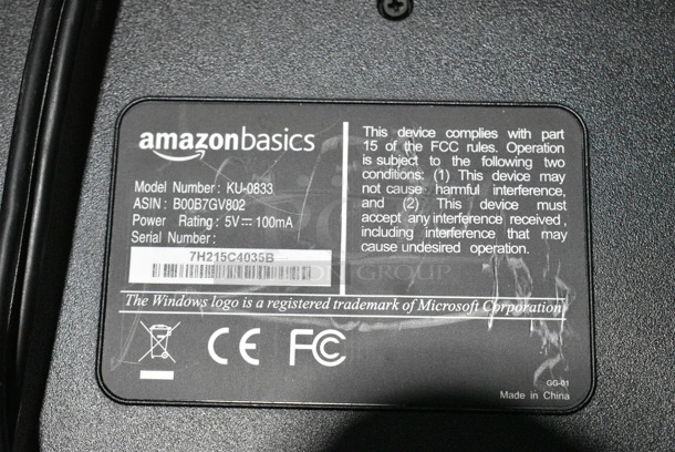 ALL ONE MONEY! Lot of Various Items Including AOC Monitor, Star TSP100 Receipt Printer, Keyboard - Image 7 of 9
