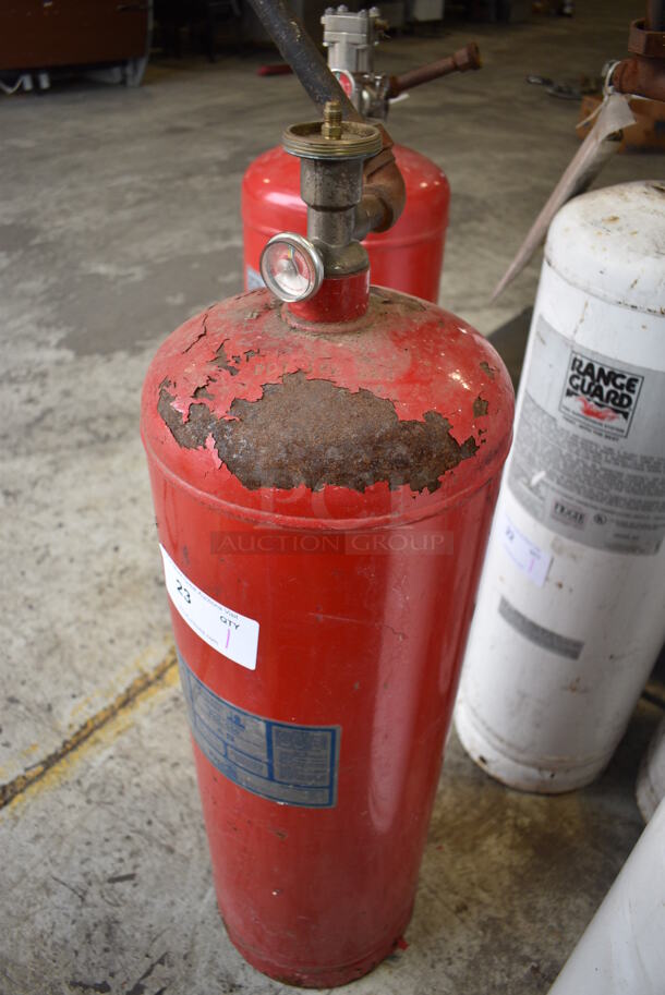 Kitchen Knight Model PCL-550 Wet Chemical Fire Suppression Tank. 10x10x36 - Image 2 of 4