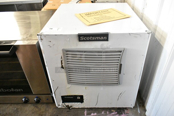 BRAND NEW SCRATCH AND DENT! 2024 Scotsman MC0322MA-1A Stainless Steel Prodigy Elite Series 22" Medium Cube Ice Machine - 356 lb.. 115 Volts, 1 Phase.  - Image 2 of 9