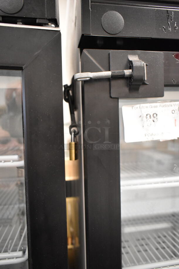2019 Habco SE18 Metal Commercial Single Door Reach In Cooler Merchandiser w/ Poly Coated Racks. 115 Volts, 1 Phase. Tested and Working! - Image 2 of 5