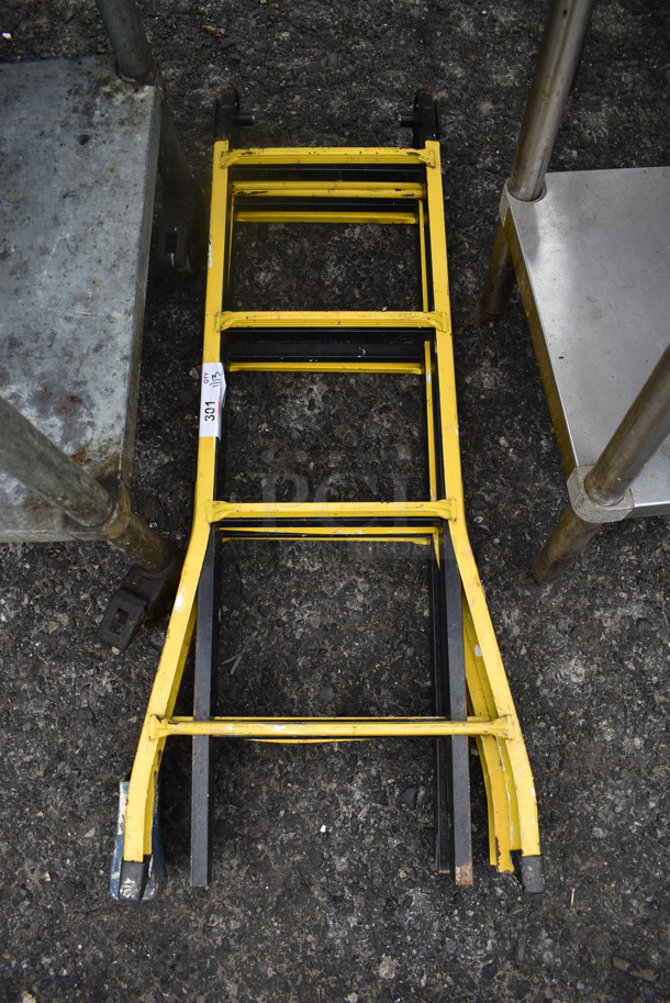 Yellow and Black Metal Ladder. 20x7x45 - Image 1 of 5