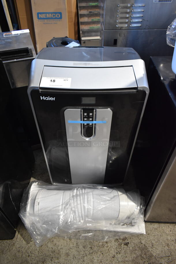 BRAND NEW SCRATCH AND DENT! Haier HPN10XCM 10,000 BTU 3-in-1 Portable Air Conditioner Dehumidifier Fan. 115 Volts, 1 Phase. Tested and Working! - Image 1 of 6