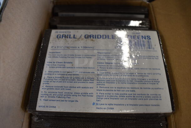 ALL ONE MONEY! Lot of 2 Boxes of Grill Griddle Screens! 4x5