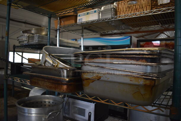 ALL ONE MONEY! Tier Lot of Various Items Including Metal Drop In Bins and Skillets - Image 5 of 5