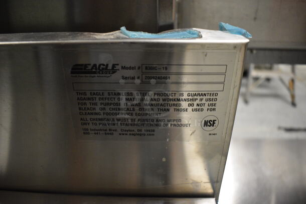 Eagle B30IC-19 Stainless Steel Commercial Ice Bin w/ Back Splash and Lid. 30x19x36.5. (kitchen) - Image 3 of 6