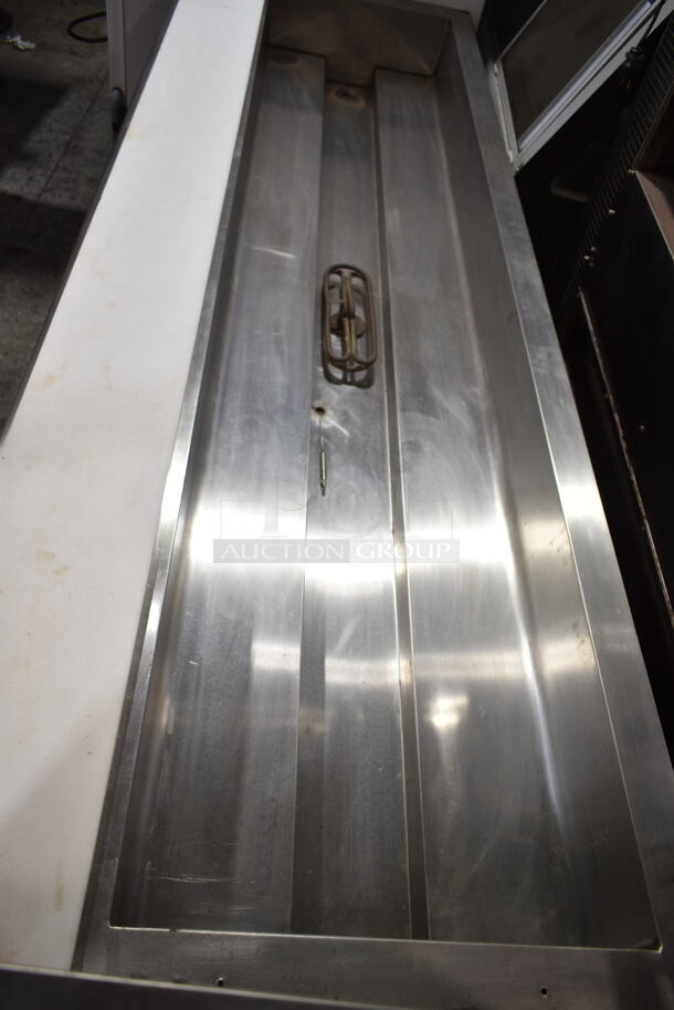L&J NY Stainless Steel Commercial Floor Style Electric Powered Steam Table. 208/240 Volts.  - Image 2 of 5