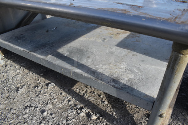 Stainless Steel Equipment Stand w/ Metal Under Shelf. 48x30x19 - Image 4 of 4