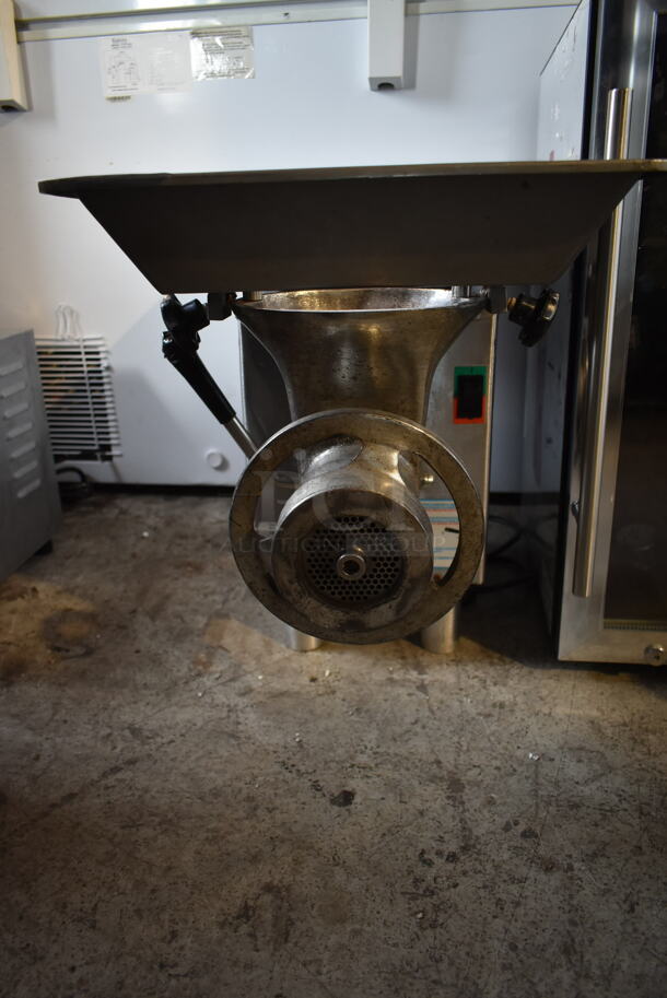 2015 Pro Cut KG-22W Stainless Steel Commercial Countertop Meat Grinder w/ Tray. 115 Volts, 1 Phase. Tested and Working! - Image 3 of 9
