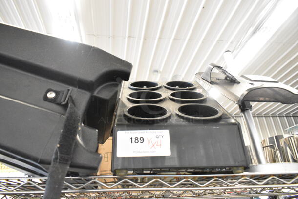 ALL ONE MONEY! Lot of 4 Items Including Silverware Rack, Dispenser and Stand.  - Image 1 of 7