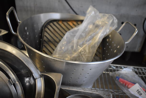 ALL ONE MONEY! Lot of Various Metal Pieces Including Lids, Drop In Bins and Lid - Image 5 of 6