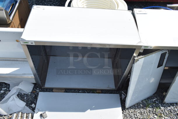 BRAND NEW SCRATCH AND DENT! Regency 600DC1836 18" x 36" 18 Gauge Type 304 Stainless Steel Dish Cabinet with Adjustable Midshelf - Image 3 of 8
