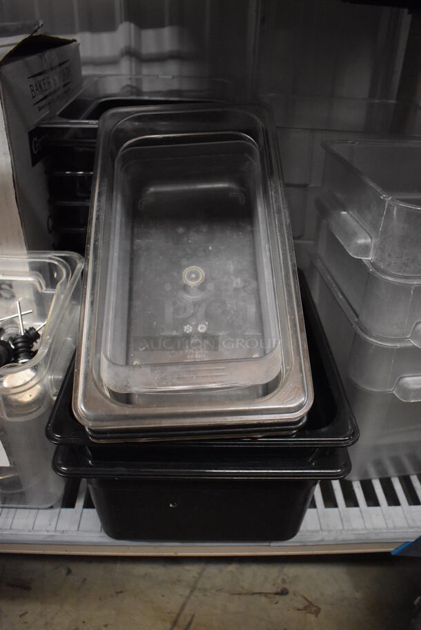 ALL ONE MONEY! Tier Lot of Poly Bins, Poly Drop In Bins, Pourers and Cake Circles - Image 6 of 6