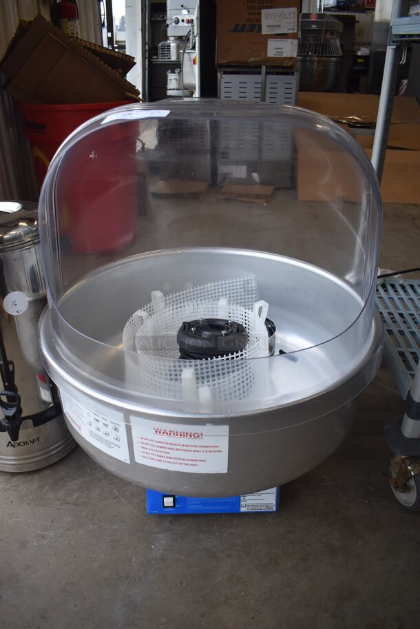2021 Gold Medal 3052-00-001 Stainless Steel Commercial Countertop Cotton Candy Machine. 120 Volts, 1 Phase. 27x27x34. Tested and Working! - Image 1 of 8