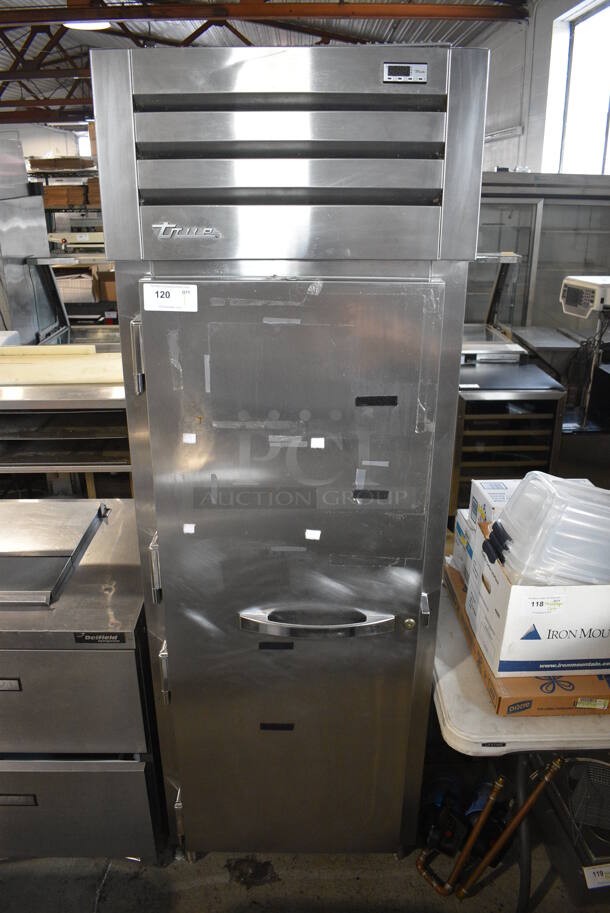2013 True STR1F-1S Stainless Steel Commercial Single Door Reach In Freezer. 115 Volts, 1 Phase. 28x34x84. Tested and Powers On But Does Not Get Cold