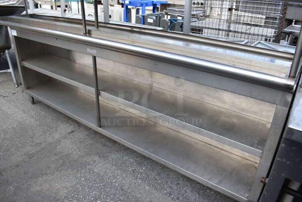 Stainless Steel Counter w/ 2 Under Shelves. - Image 3 of 3