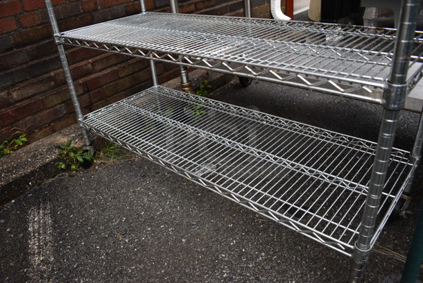 Metro Chrome Finish 5 Tier Shelving Unit on Commercial Casters. BUYER MUST DISMANTLE. PCI CANNOT DISMANTLE FOR SHIPPING. PLEASE CONSIDER FREIGHT CHARGES. 48x18x76 - Image 4 of 4