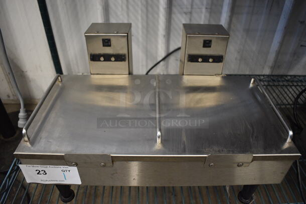 2014 Bunn 2SH STAND Stainless Steel Commercial Countertop Server Stand. 120 Volts, 1 Phase. 19x14x12. Tested and Working! - Image 4 of 6