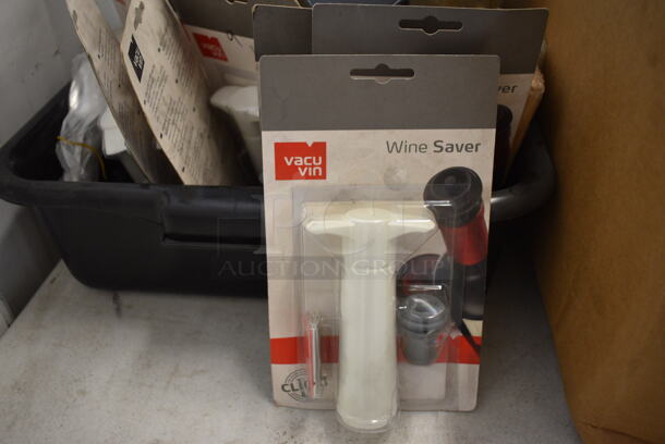 ALL ONE MONEY! Lot of 3 Boxes of Various Items Including Sponges, Pads, Drains and Wine Savers. - Image 6 of 7