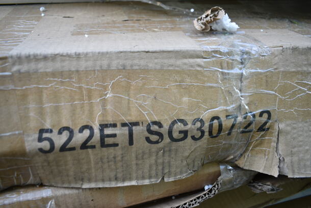 BRAND NEW SCRATCH AND DENT! Steelton 522ETSG30722 30" x 72" 18 Gauge 430 Stainless Steel Work Table with Undershelf and 2" Rear Upturn. May Be Missing Pieces. - Image 2 of 2