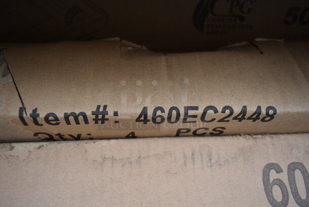 Box of 4 BRAND NEW SCRATCH AND DENT! Regency 460EC2448 24" x 48" NSF Chrome Wire Shelf - Image 2 of 2