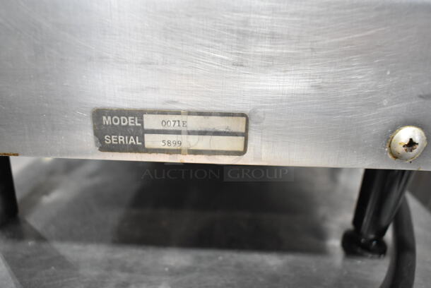 SaniServ 0071E Stainless Steel Commercial Countertop Single Flavor Soft Serve Ice Cream Machine.  - Image 6 of 6
