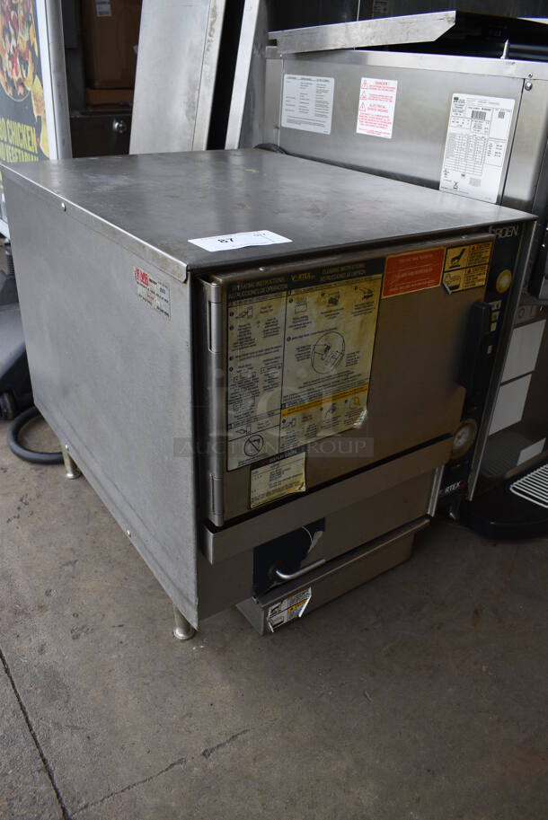 Groen Model VRC-3E Stainless Steel Commercial Countertop Electric Powered Single Compartment Steam Cabinet. 208 Volts, 3 Phase. 22x29x24 - Image 2 of 5