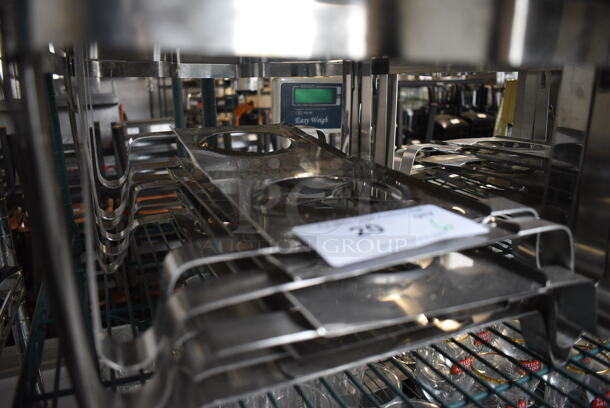 6 Metal Chafing Dish Frames. 12x25x9. 6 Times Your Bid! - Image 3 of 4