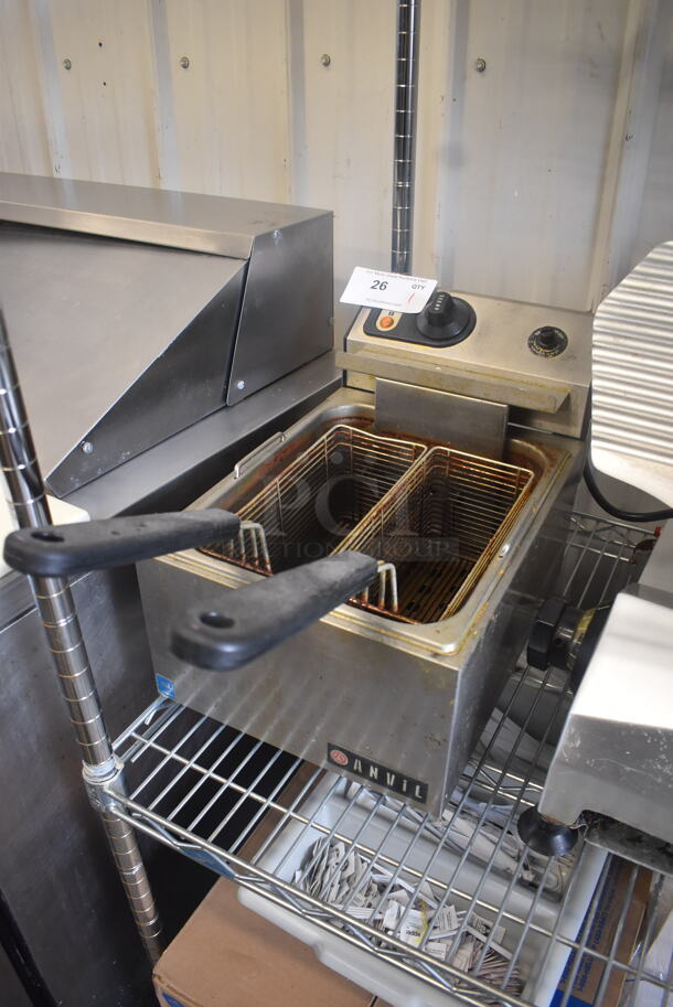 Anvil FFA7110 Countertop Fryer With 2 Fry Baskets 120 Volt 1 Phase - Image 3 of 6