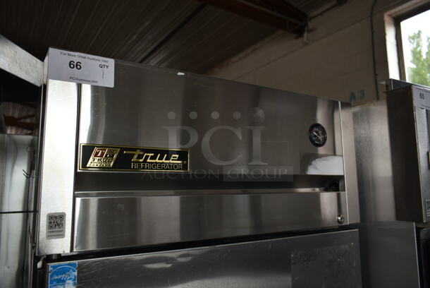 2016 True TG1R-2S ENERGY STAR Stainless Steel Commercial Single Door Reach In Cooler w/ Poly Coated Racks. 115 Volts, 1 Phase. Tested and Working! - Image 2 of 5