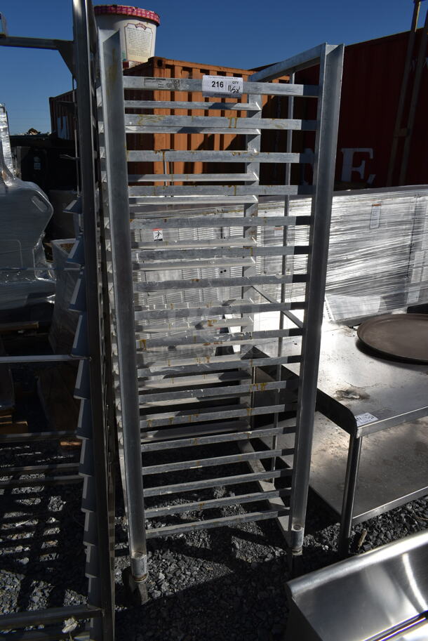 Metal Commercial Pan Transport Rack on Commercial Casters. - Image 1 of 2