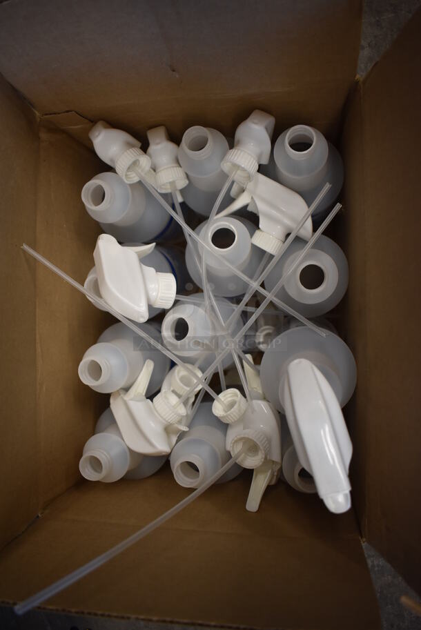 2 Boxes of 12 BRAND NEW Glance Clear Poly Spray Bottles. 2 Times Your Bid! - Image 4 of 7