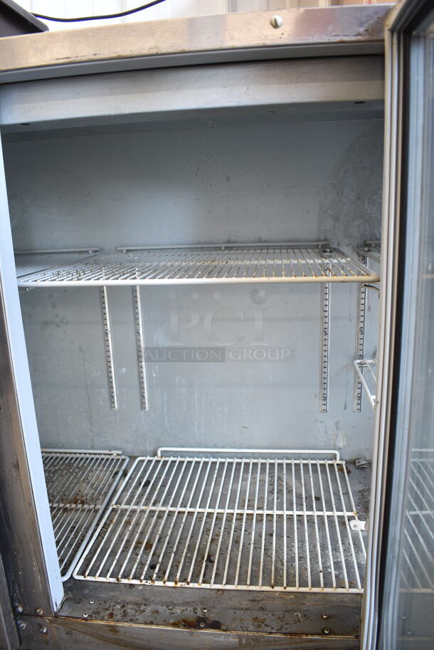Beverage Air BB72GY-1-S Stainless Steel Commercial 3 Door Back Bar Cooler Merchandiser. 115 Volts, 1 Phase. Tested and Working! - Image 4 of 6