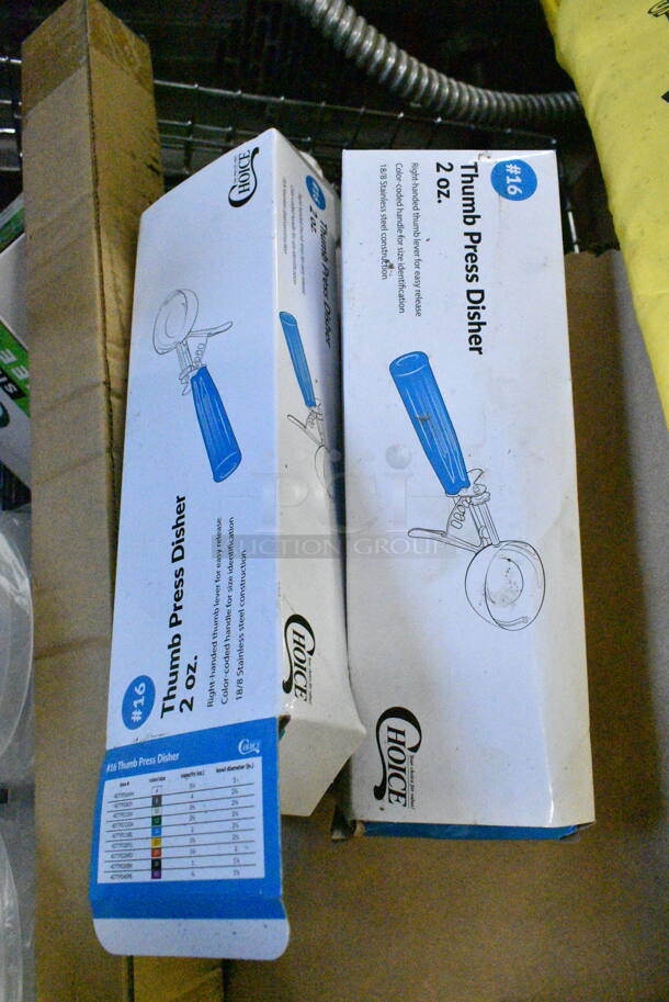 PALLET LOT of 20 BRAND NEW Boxes Including ECAL22SBPBLMAT Airpot with Lever Glass Lined, Choice 433NHT105 1/5 Large Size White "Thank You" Script Medium-Duty Plastic T-Shirt Bag - 500/Case, Choice 43302CUPC 2-Compartment Clear OPS Plastic Cupcake / Muffin Container, Brown Paper Bags, Choice 167CBR21NLHN Hair Nets, Wet Floor Pop Up Signs, Choice #16 Disher, DW 15430 Loaf Pans, Metal Baskets, Chef Master Grill Brush, LK Packaging BOR5280 Bun Pan Covers w/ Twist Ties - 80" x 52", Poly, Choice 12212105BX 12" x 10 3/4" Food Service Interfolded Pop-Up Foil Sheets - 500/Box. 20 Times Your Bid!  - Image 12 of 12