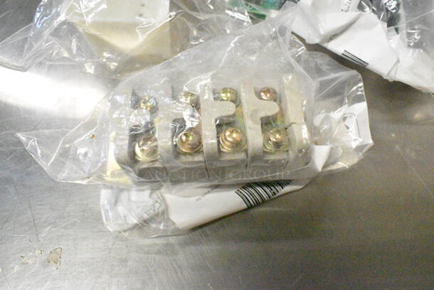 ALL ONE MONEY! Lot of Various Items Including 351702873L Cooking Performance Group, Oven Terminal Block for ER-60, 348PEMPB94 POWER BOARD 110-220V 60 HZ UL FOR 348PEM9 AND 348PEM4, 348PEMFUN94 Funnel for 348PEM9 and 348PEM4.  - Image 4 of 5
