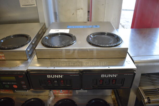 Bunn Model AXIOM 2/2 TWIN Stainless Steel Commercial Countertop 4 Burner Coffee Machine. 120/208-240 Volts, 1 Phase. 16x18x19 - Image 4 of 6