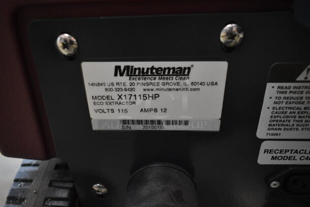 BRAND NEW SCRATCH AND DENT! Minuteman X17115HP Commercial Floor Cleaner. 115 Volts, 1 Phase. Tested and Working! - Image 10 of 10