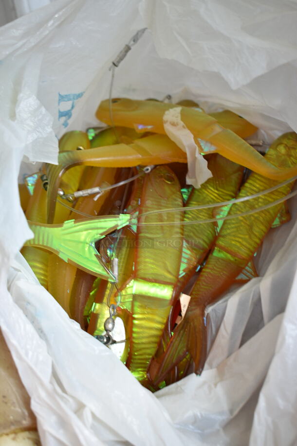 ALL ONE MONEY! Bin of Various Items Including Reel, Hooks and Fishing Lures - Image 7 of 8