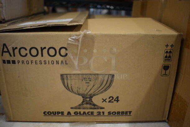 24 BRAND NEW IN BOX! Arcoroc Sorbet Glasses. 4x4x3. 24 Times Your Bid! - Image 3 of 3