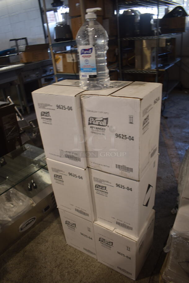 6 BRAND NEW! Boxes of 4 Bottles of Purell Advanced Hand Sanitizer Gel. 6 Times Your Bid! - Image 4 of 4