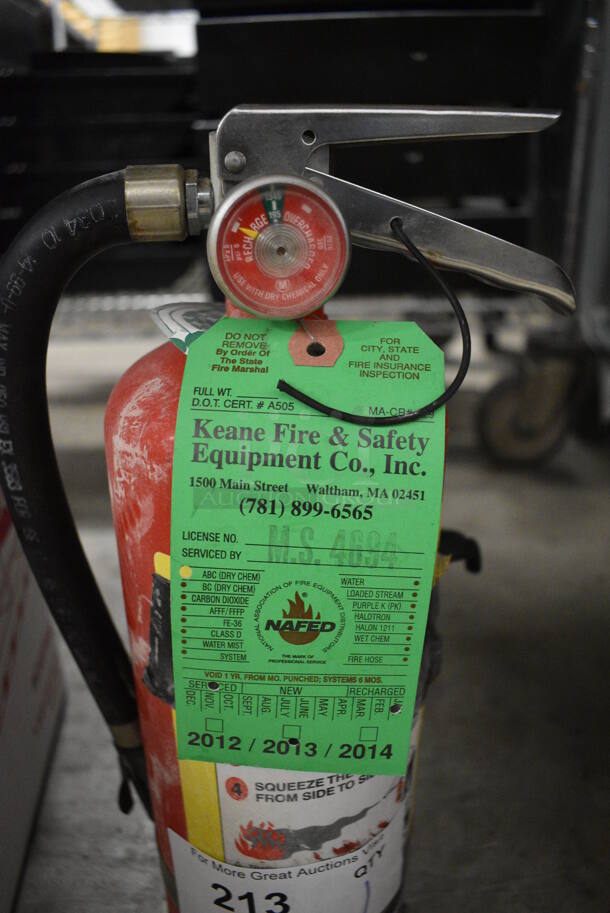 Badger Dry Chemical Fire Extinguisher. 5.5x4.5x15 - Image 3 of 3