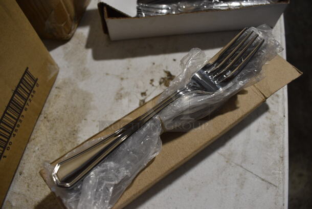12 BRAND NEW! Stainless Steel Forks. 7.5". 12 Times Your Bid! - Image 2 of 3