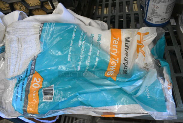 ALL ONE MONEY! Lot of Various Items Including Terry Towels, Disposable Gloves.  - Image 2 of 10