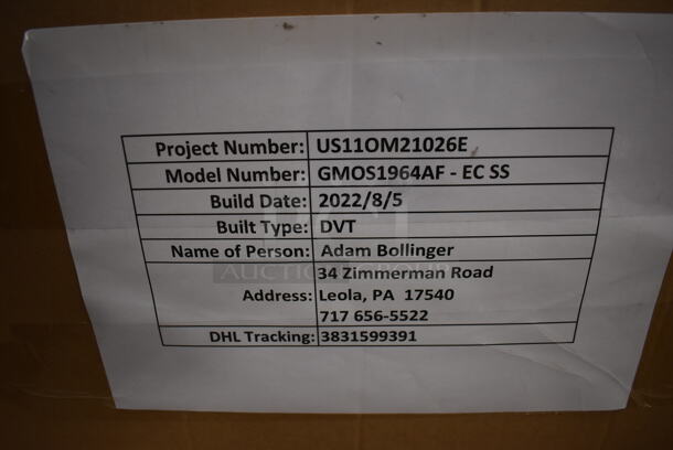 BRAND NEW SCRATCH AND DENT! Frigidaire GMOS1964AF Stainless Steel Over Range Microwave Oven. Stock Picture Used For Gallery Picture. - Image 6 of 6