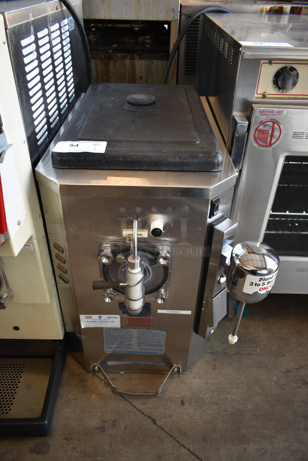 Taylor 430-12 Stainless Steel Commercial Countertop Air Cooled Single Flavor Frozen Beverage Machine w/ Drink Mixer Attachment. 115 Volts, 1 Phase.  - Image 1 of 7