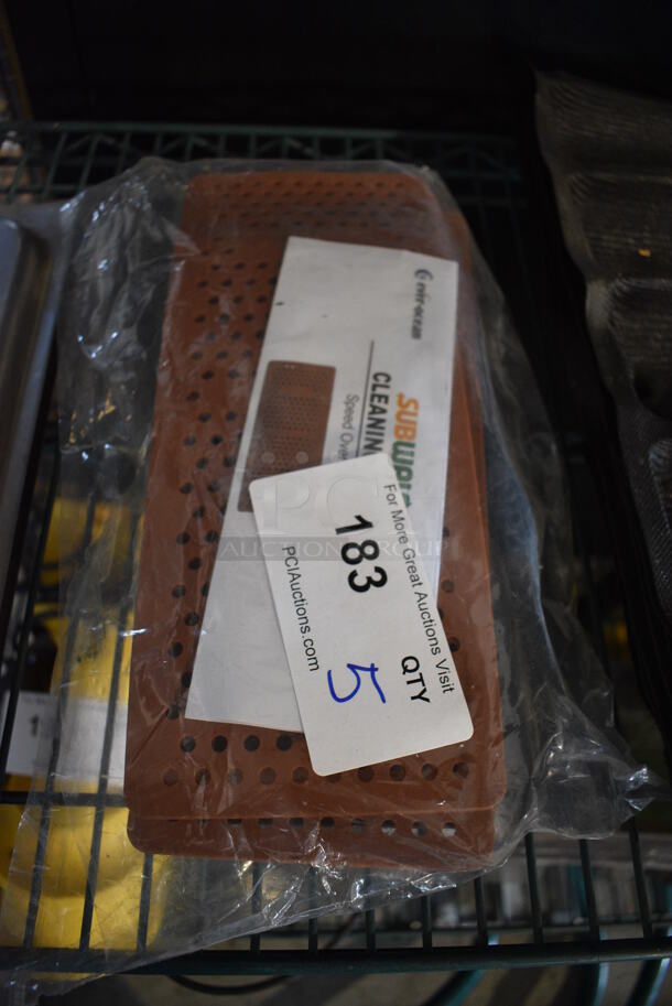 5 BRAND NEW! Orange Silform Speed Oven Risers. 12x5x1. 5 Times Your Bid! - Image 1 of 3