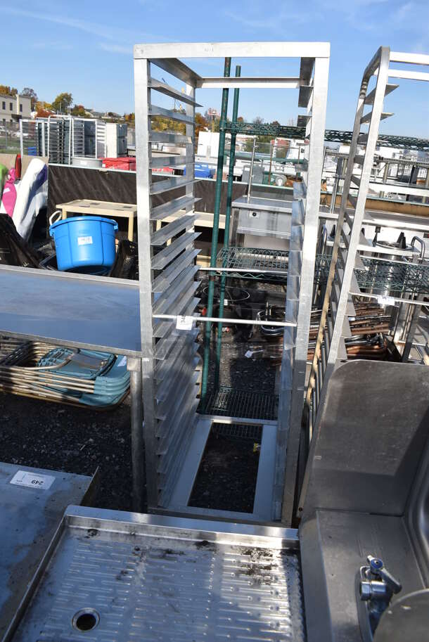 Metal Commercial Pan Transport Rack on Commercial Casters. 21x29x70 - Image 3 of 5